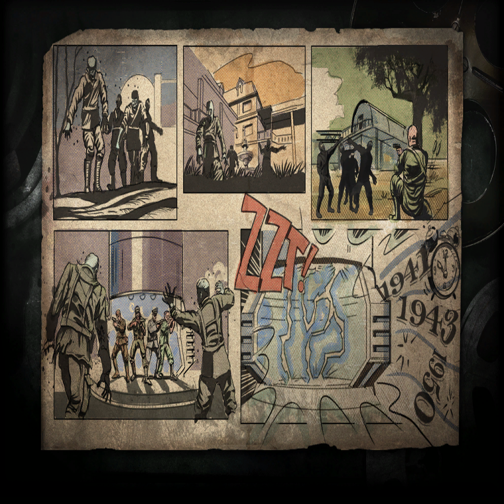 Original Black Ops loading artwork for Kino der Toten